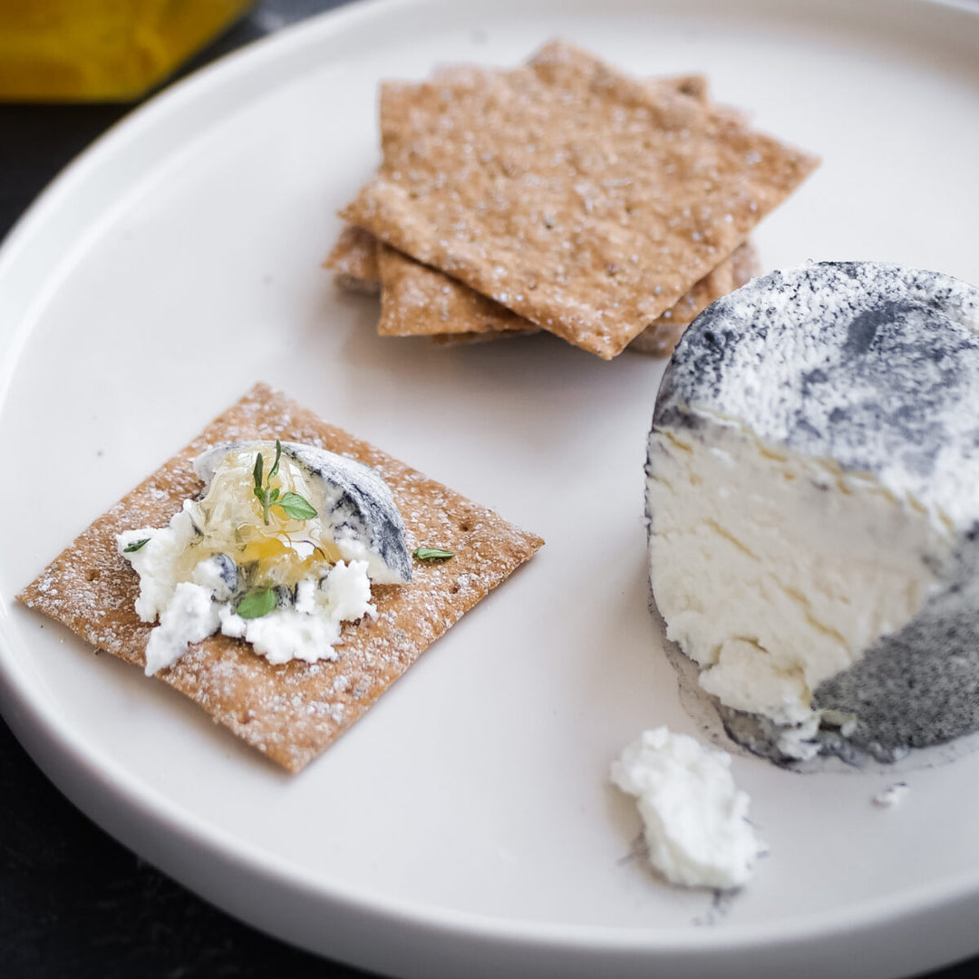 Pink Peppercorn Sourdough Crackers
