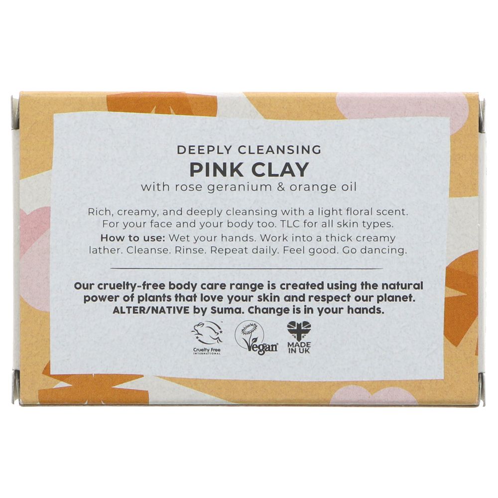 Pink Clay Facial Cleanser Bar