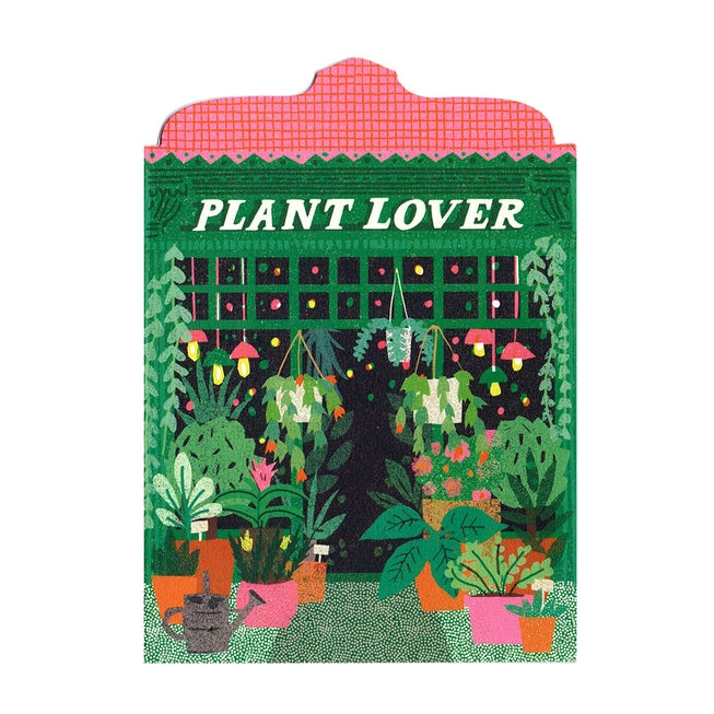 Plant Lover Die Cut Card