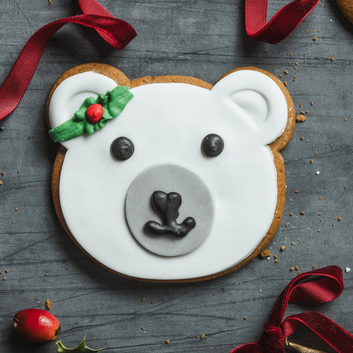 Handmade Christmas Polar Bear Biscuit