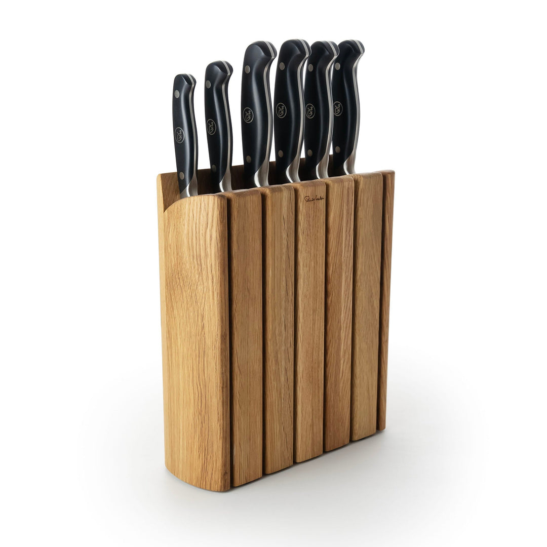 Robert Welch Professional Book Oak Knife Block Set