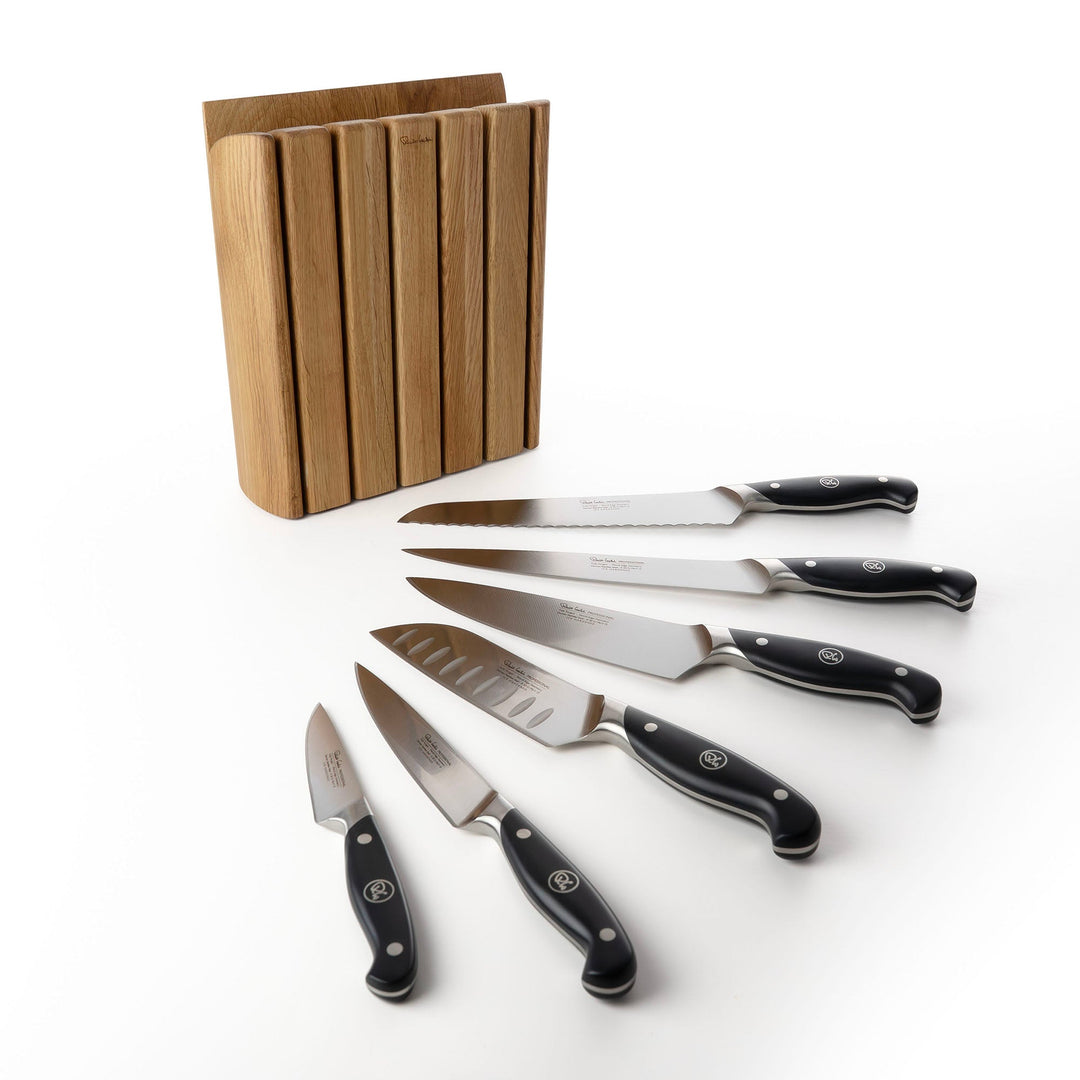 Robert Welch Professional Book Oak Knife Block Set