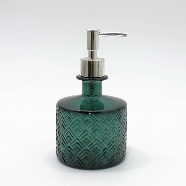Green Recycled Glass Soap Dispenser