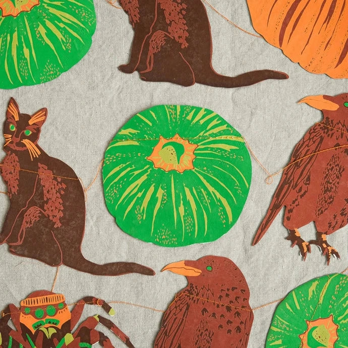 Pumpkin Sewn Garland