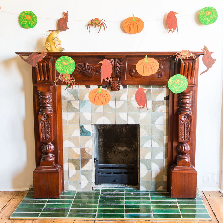 Pumpkin Sewn Garland