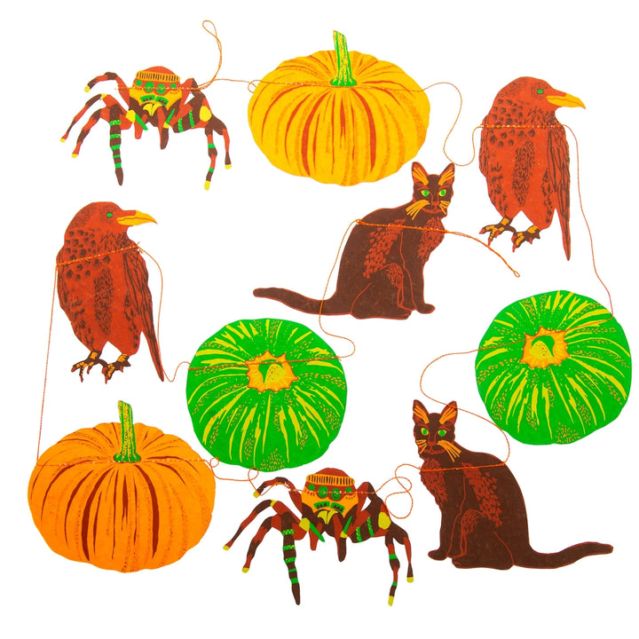 Pumpkin Sewn Garland
