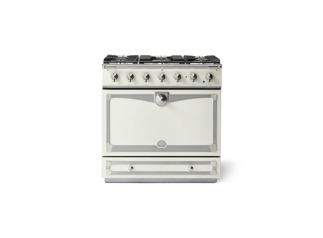 La Cornue CornuFé 90 Albertine Dual Fuel Range Cooker – Pure White