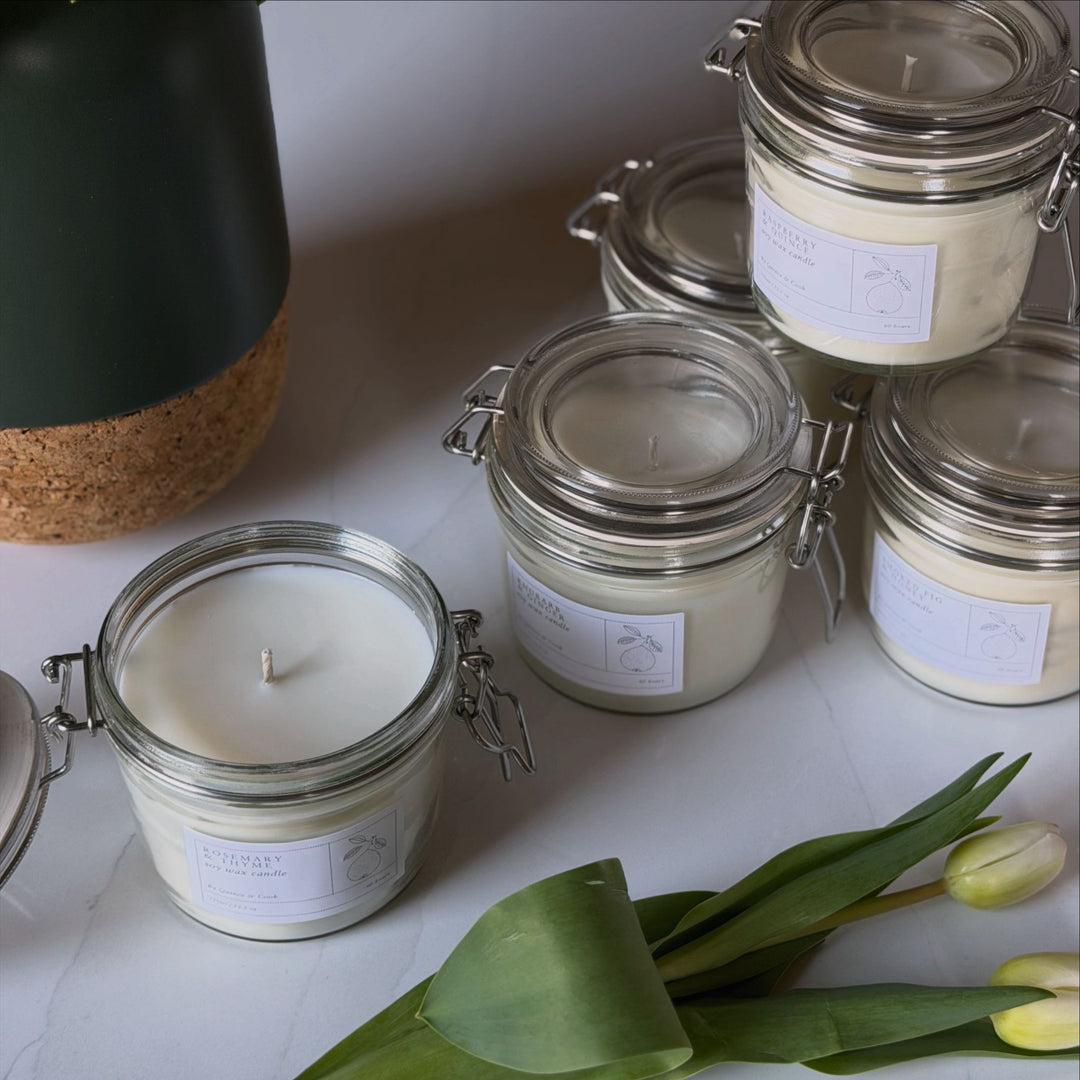 The Q&C Kitchen Candle -  Rosemary & Thyme