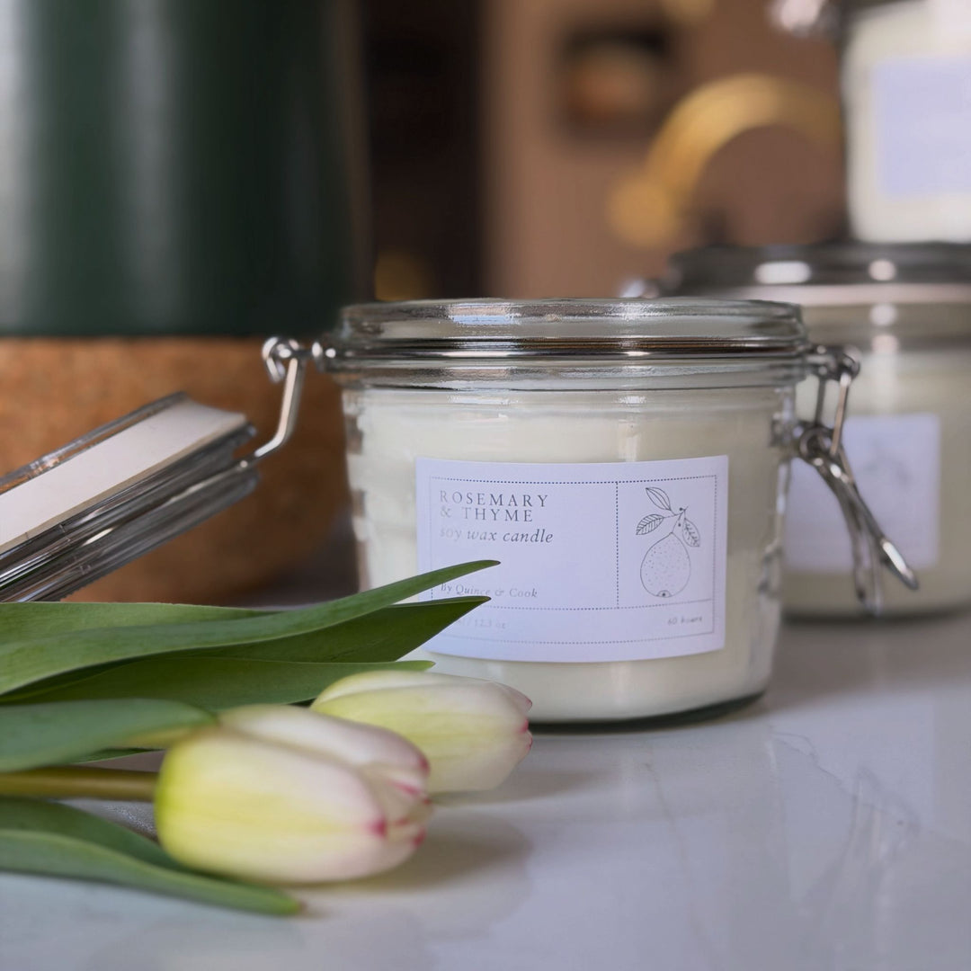 The Q&C Kitchen Candle -  Rosemary & Thyme