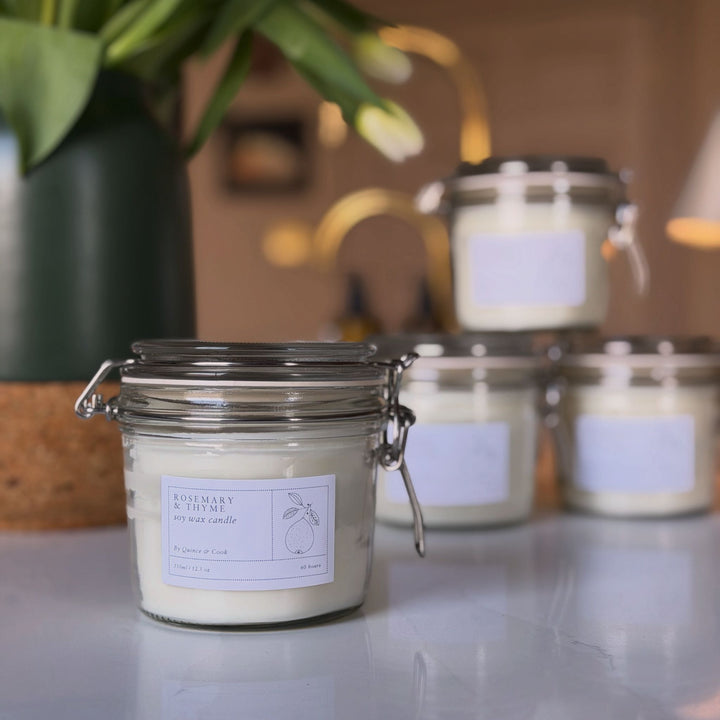 The Q&C Kitchen Candle -  Rosemary & Thyme