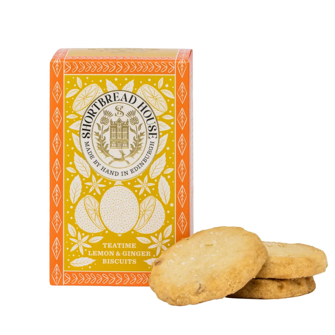Truly Handmade Sweet Biscuits with Lemon & Ginger 140g