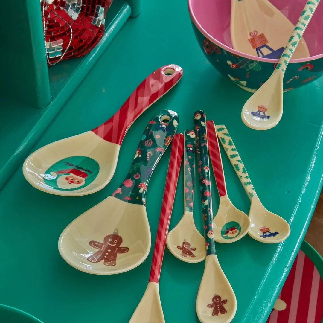 Christmas Melamine Salad Spoon - 3 Designs