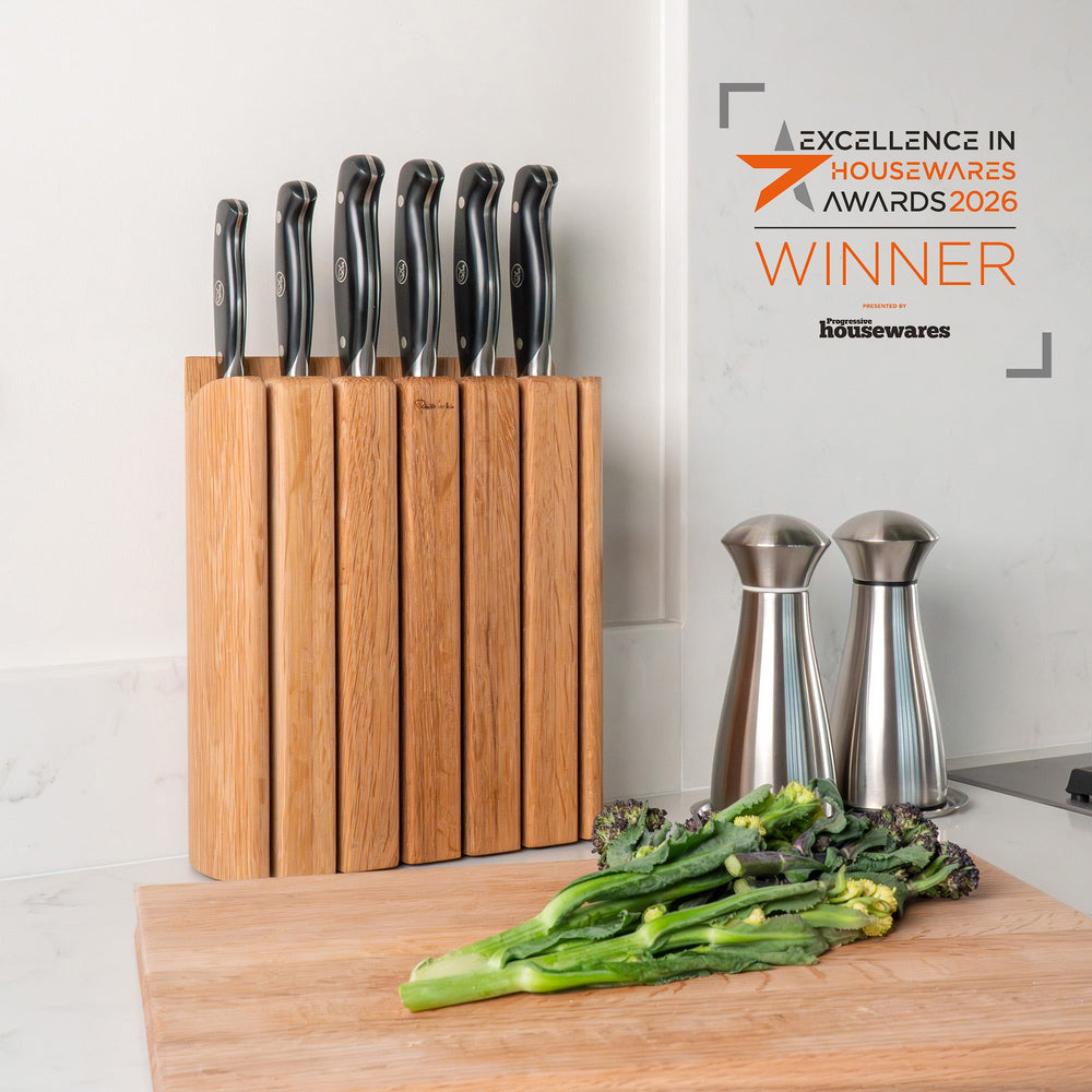 Robert Welch Professional Book Oak Knife Block Set
