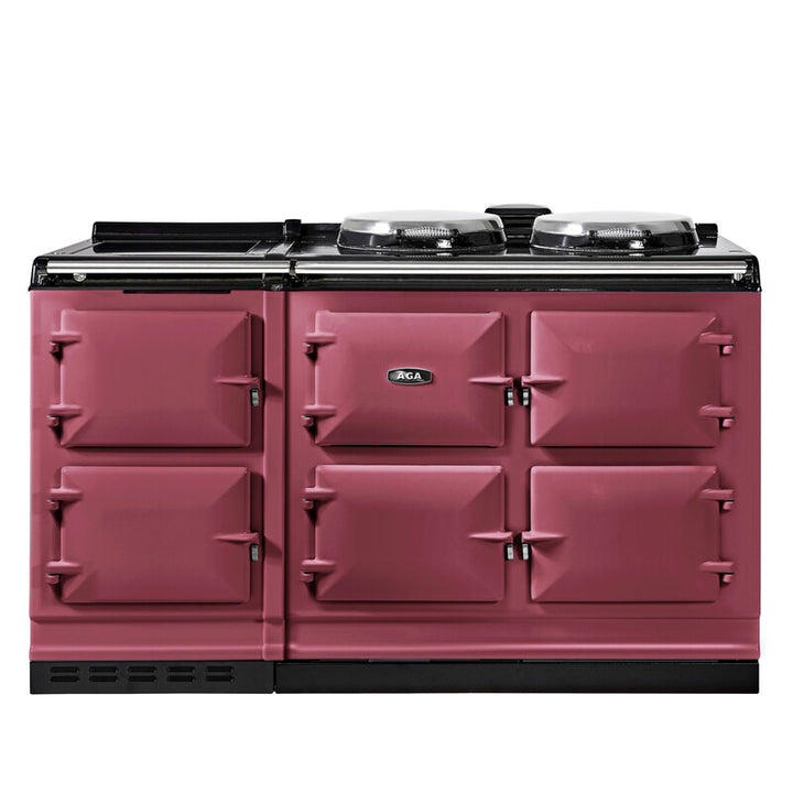 Rapsberry er7 160cm AGA stove with black cooktop on a white background