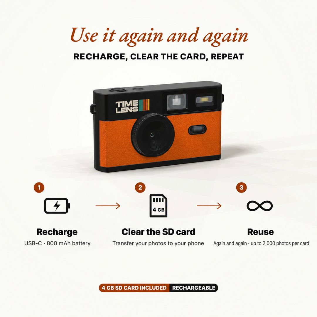 TimeLens® Camera in Orange