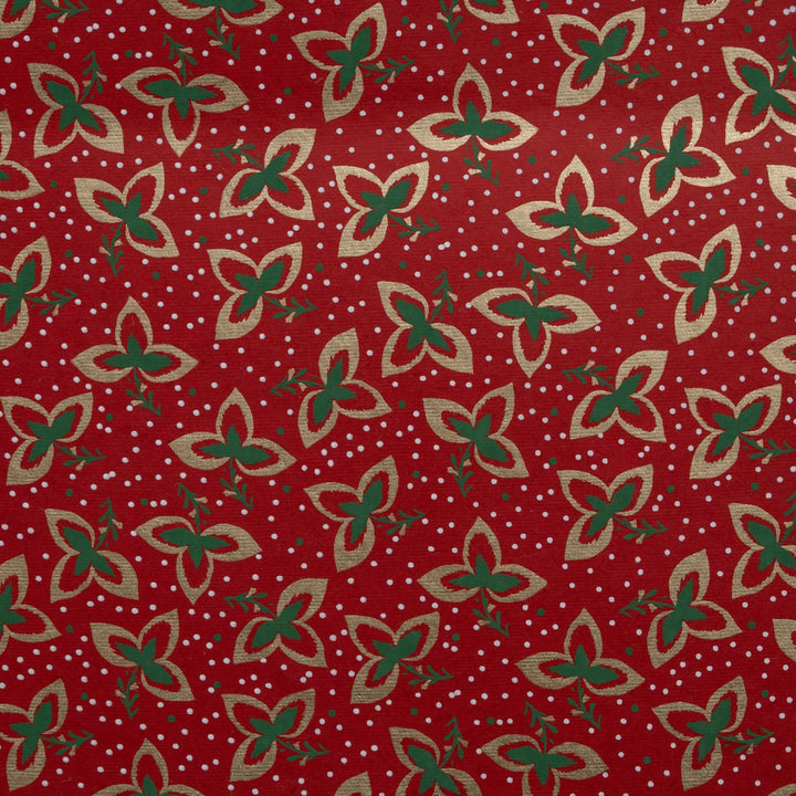 Red Leaf Paper Gift Bag - 3 Sizes