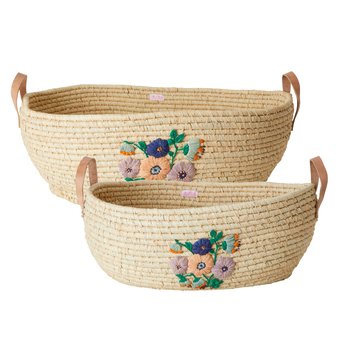 Flowers Oval Big Baskets