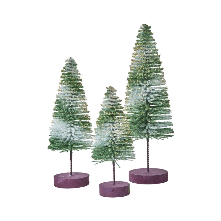 Bristle Brush Tree Set - Green Stripe