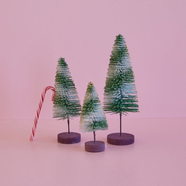 Bristle Brush Tree Set - Green Stripe