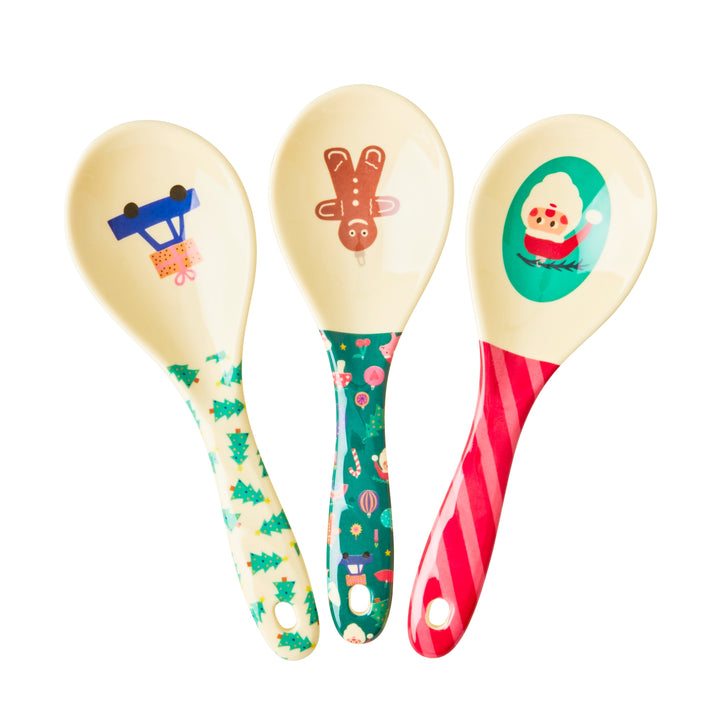 Christmas Melamine Salad Spoon - 3 Designs