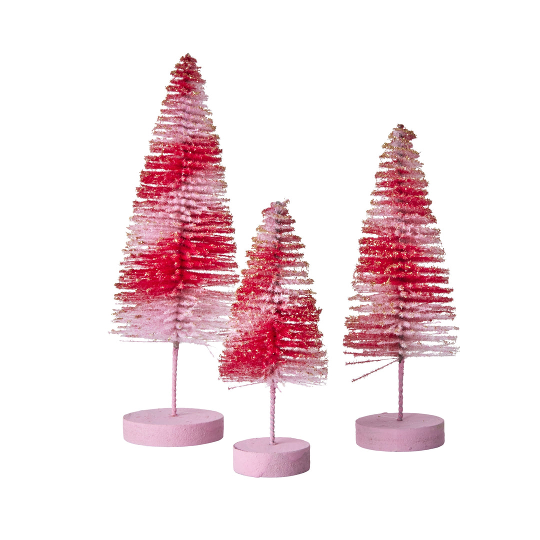 Bristle Brush Pink Tree - 3 Sizes
