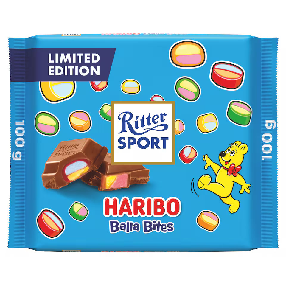 Ritter Sport Haribo Balla Bites Chocolate Bar