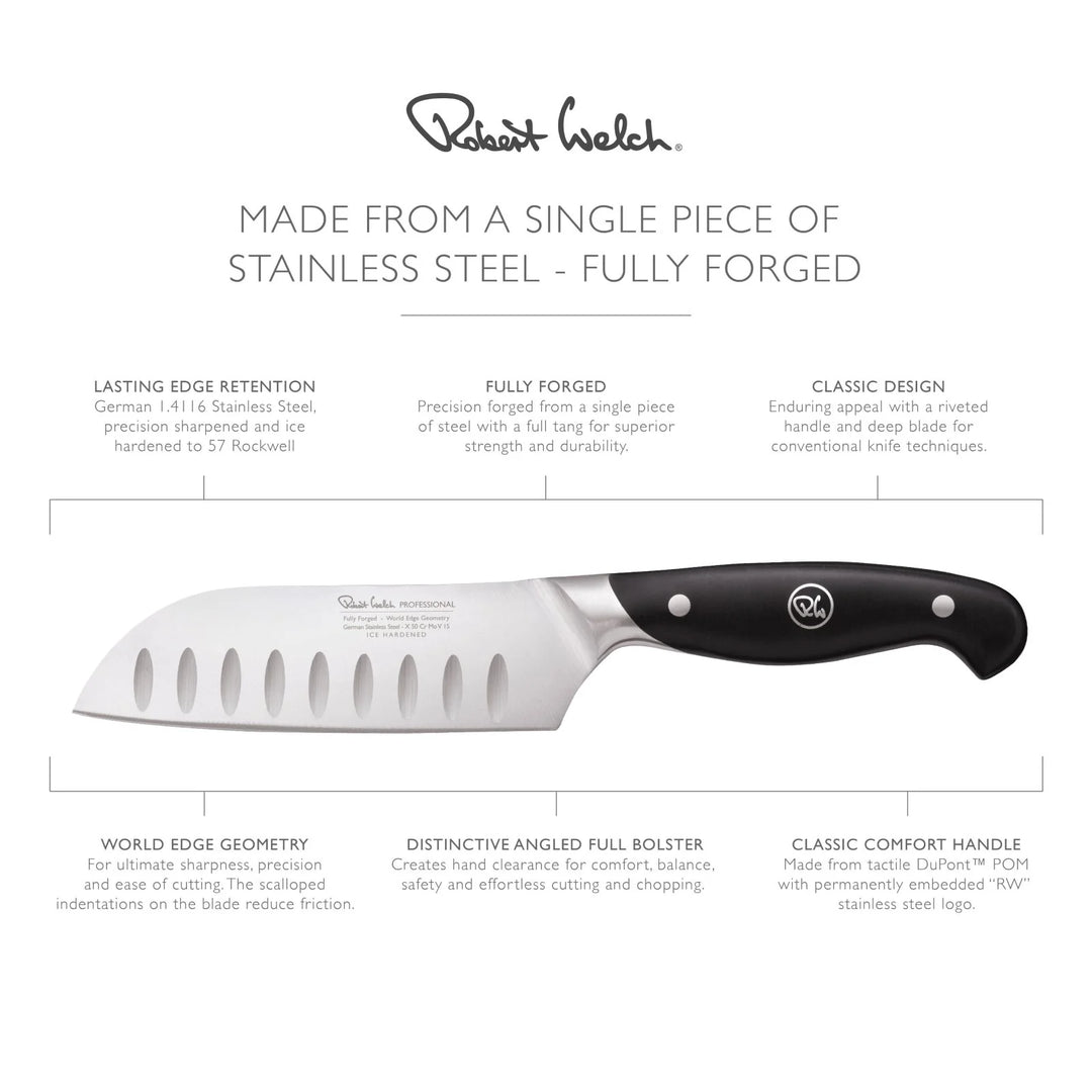 Robert Welch Professional Santoku Knife 17cm