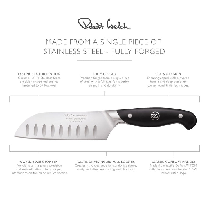 Robert Welch Professional Santoku Knife 17cm