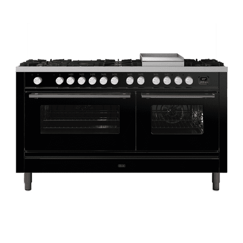 ILVE Roma 150cm - Double Oven - 7 Gas Burners with Frytop