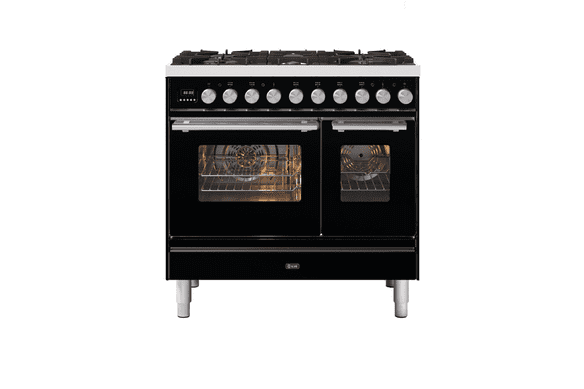 ILVE Roma 90cm - Double Oven - 6 Gas Burners