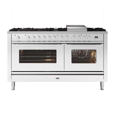 ILVE Roma 150cm - Double Oven - 7 Gas Burners with Frytop