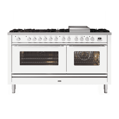 ILVE Roma 150cm - Double Oven - 7 Gas Burners with Frytop