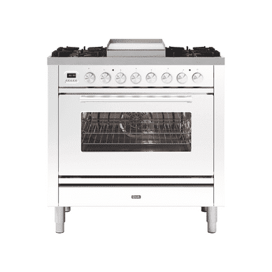 ILVE Roma 90cm - Single Oven - 4 Gas Burners & Frytop