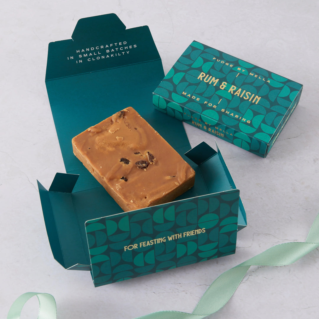 Rum and Raisin Fudge