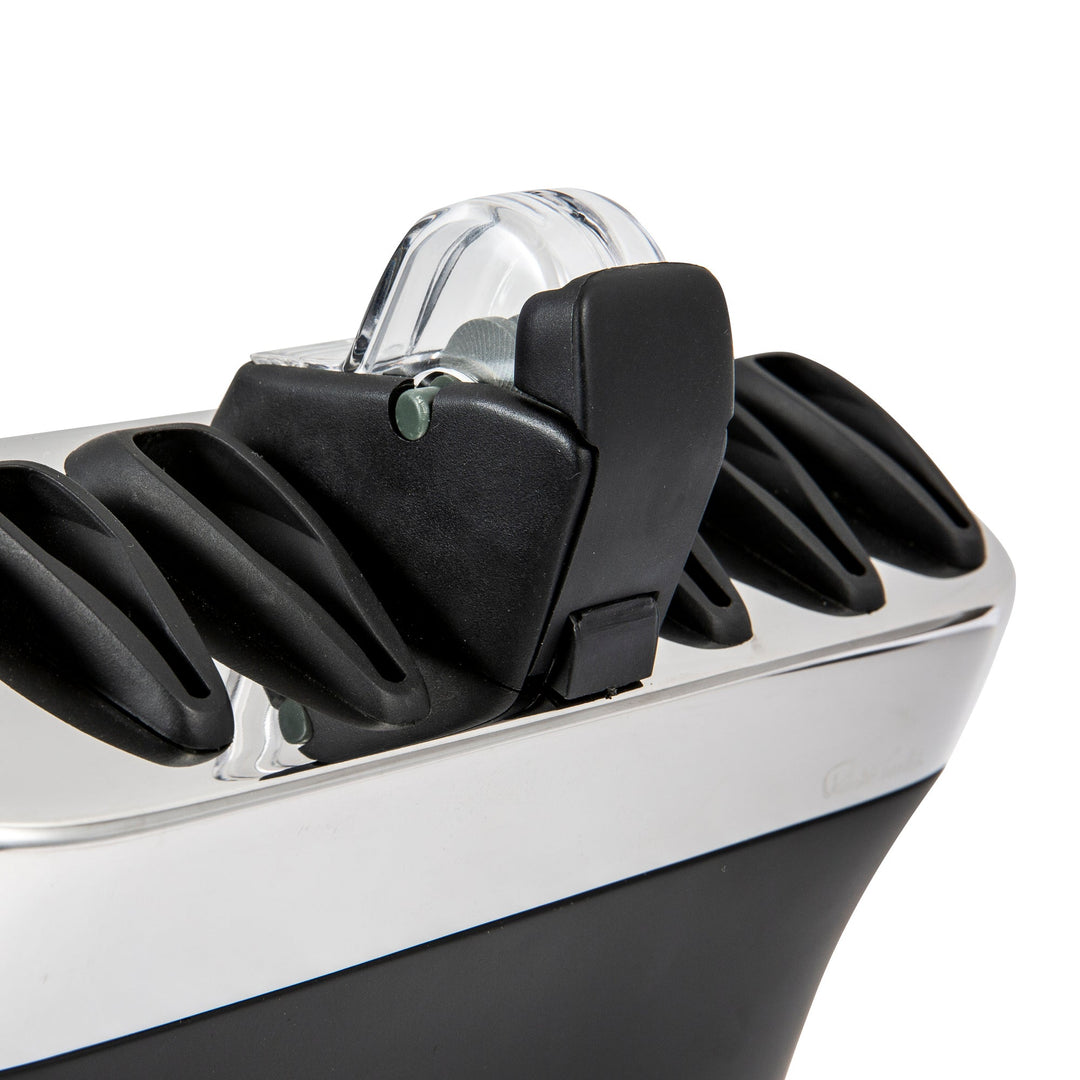Robert Welch Signature Knife Block with Sharpener - product detail or lifestyle view; knives not included