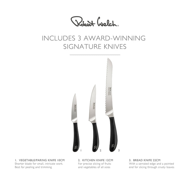 Robert Welch Signature Book Oak Essential Set, 4 Piece