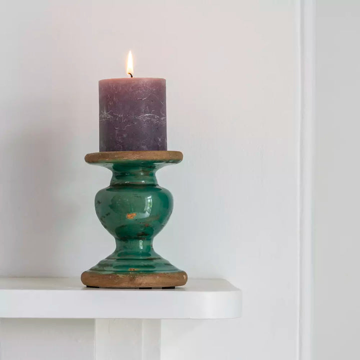 Thasos Pillar Candle Holder