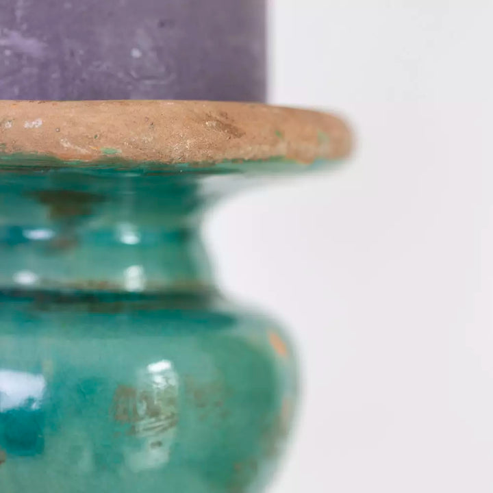 Thasos Pillar Candle Holder