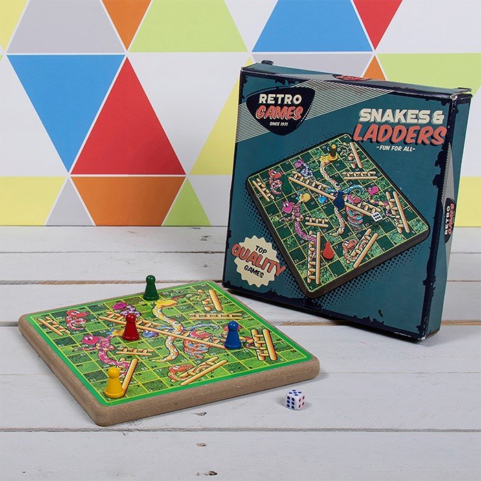 Retro Snakes & Ladders