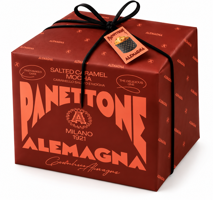 Alemagna 1921 Salted Caramel, Coffee & Chocolate Panettone