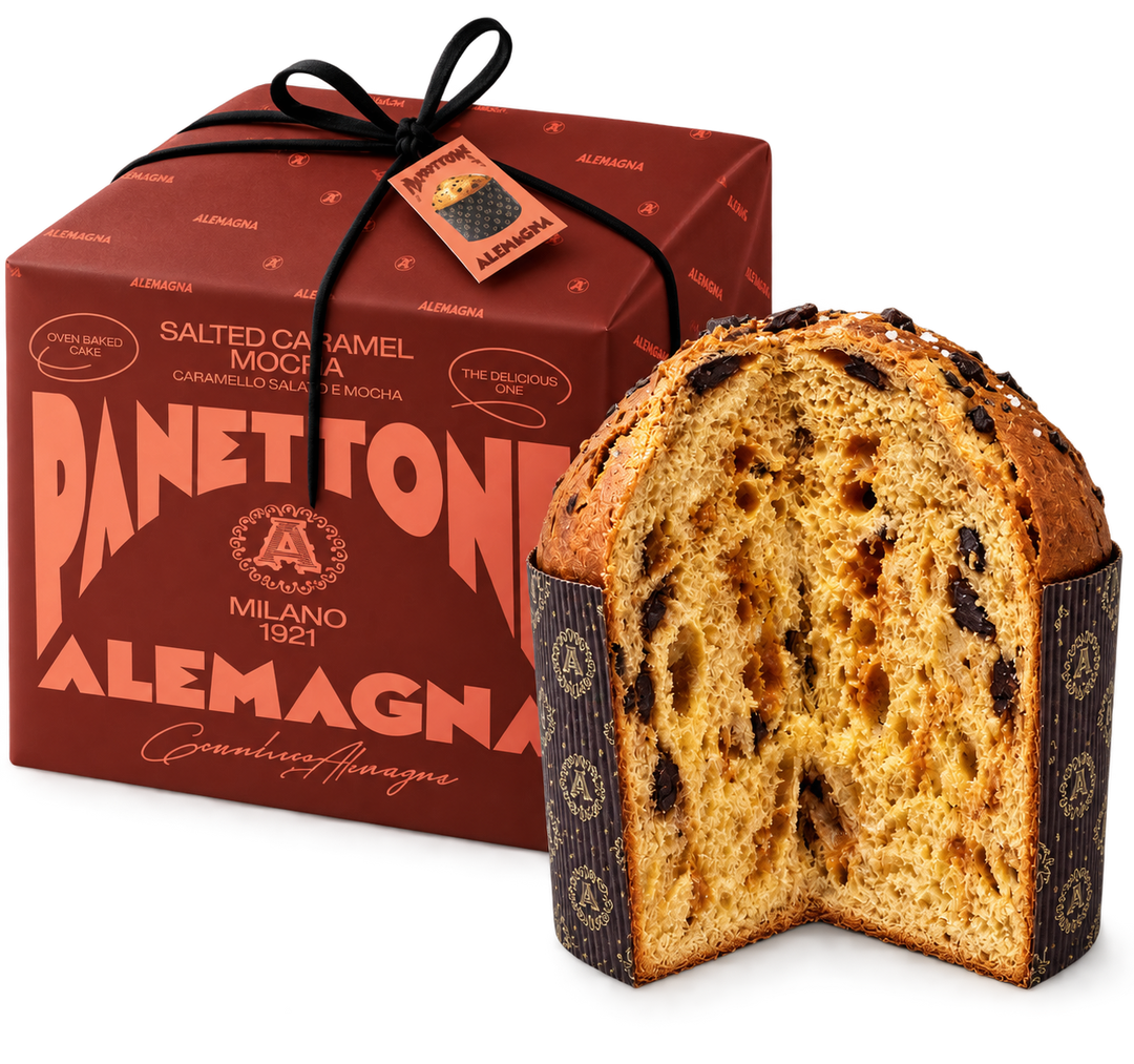 Alemagna 1921 Salted Caramel, Coffee & Chocolate Panettone