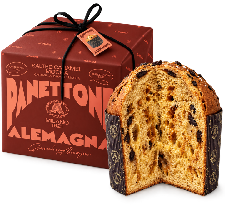 Alemagna 1921 Salted Caramel, Coffee & Chocolate Panettone