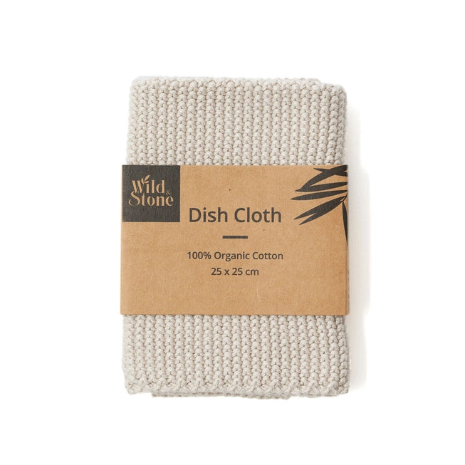 Organic Cotton Knitted Dish Cloth
