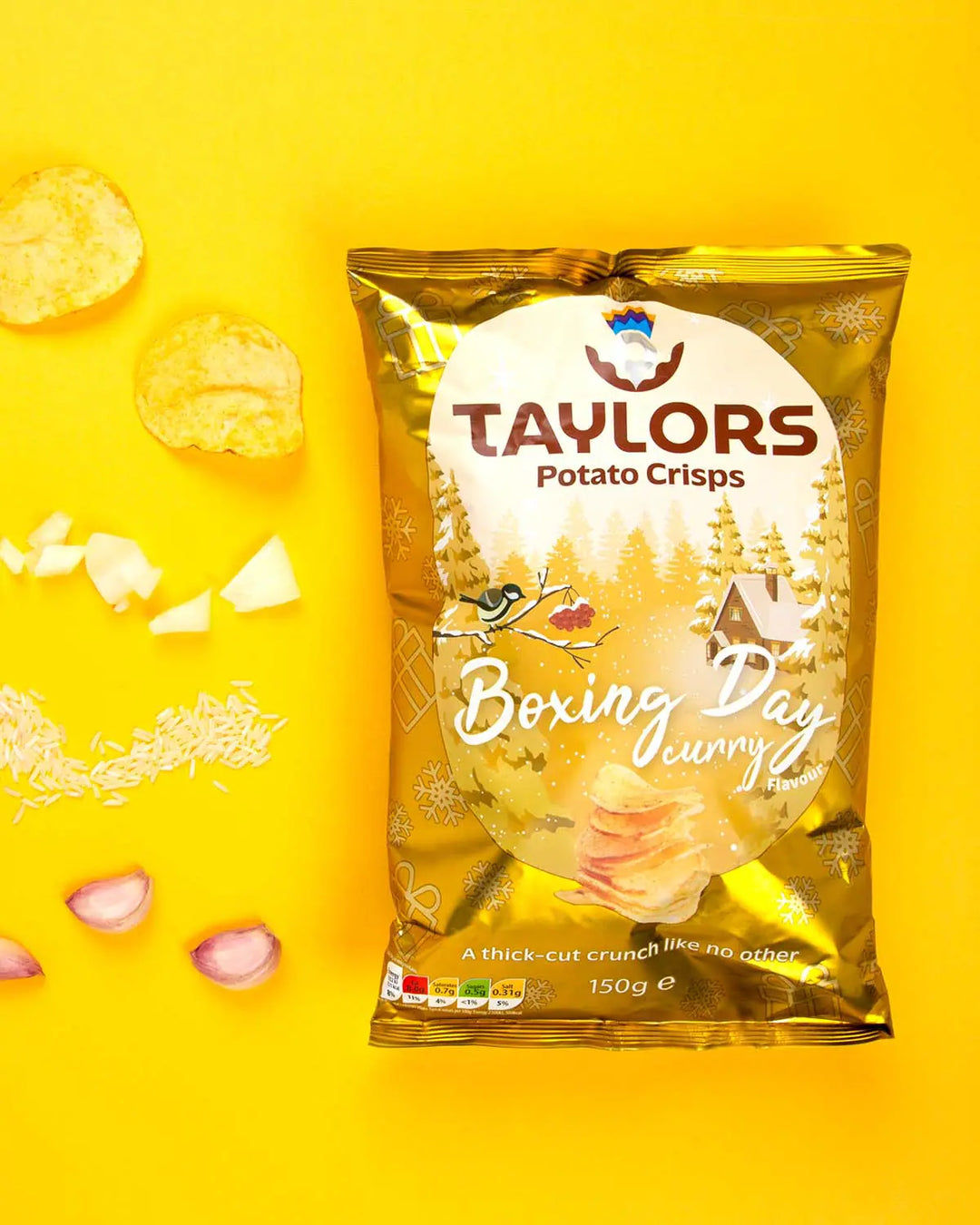 Boxing Day Curry Crisps