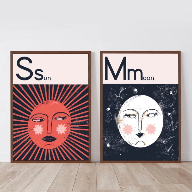 S For Sun Print A3