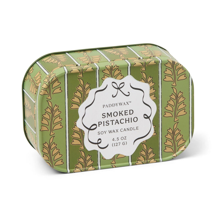 Smoked Pistachio Candle Tin