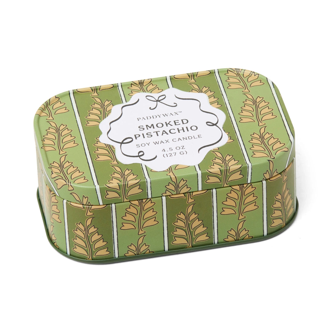 Smoked Pistachio Candle Tin