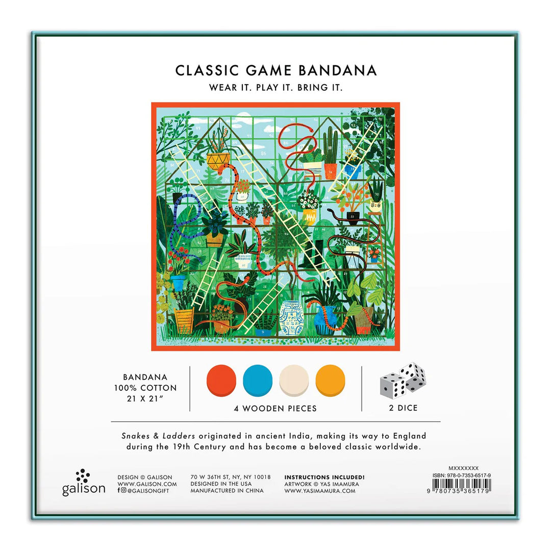 Snakes & Ladders Classic Game Bandana