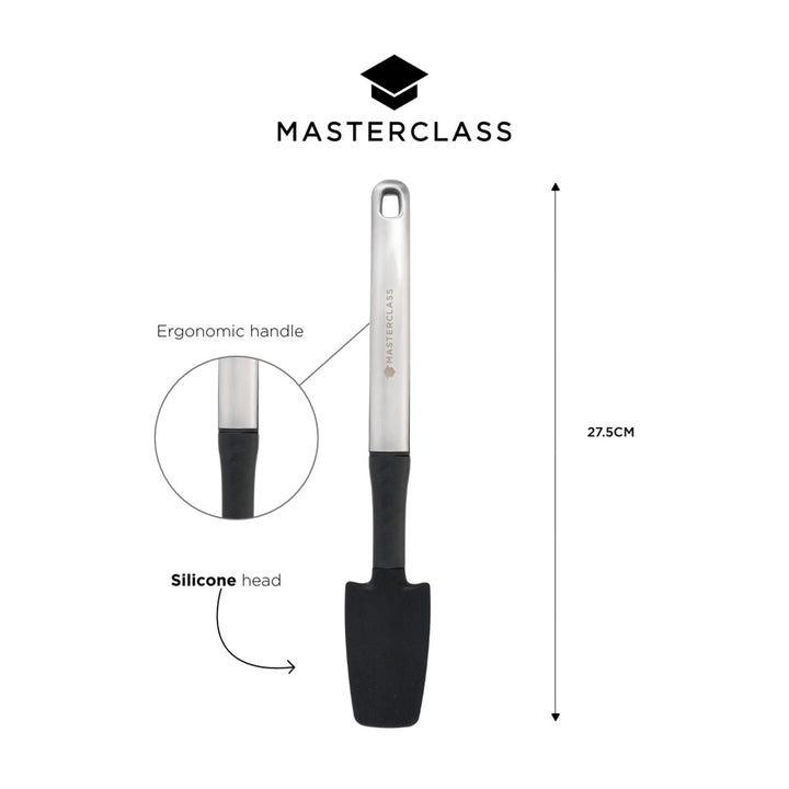 Soft Grip Stainless Steel Jar Spatula