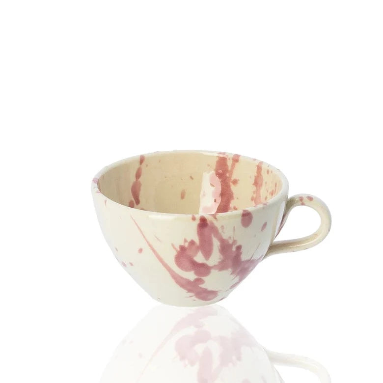 Splash Coffee Cup in Rose Pink